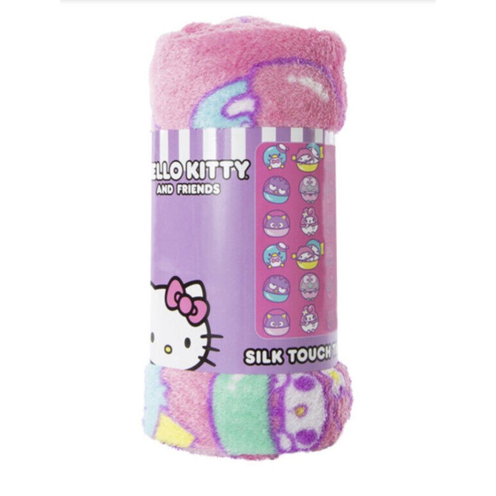 🔥Sanrio My Melody & Kuromi Plush Silk Touch Throw Blanket 40" x 50" BNWT🔥